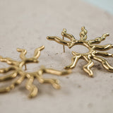 #Sun Earrings Gold