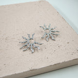 #Sun Earrings Silver