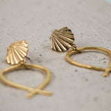 #Fish Earrings Gold