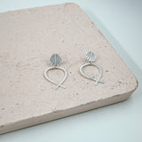 #Fish Earrings Silver