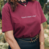 #Burgundy T-Shirt