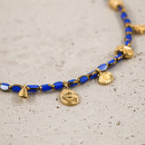 #Laska Necklace Blue