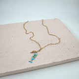 #Aqua Necklace
