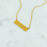 #na sunexizeis gold necklace
