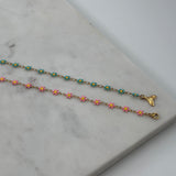 #Flowers Anklets
