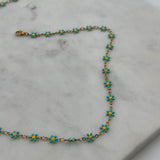 #Bikini Necklace Blue