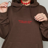 #Brown Hoodie
