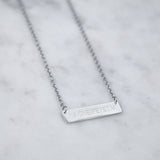 #na oneireuesai silver necklace